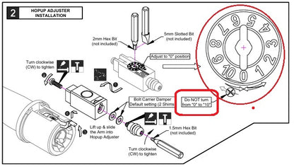 Maxx Model Hopup and Adjuster set M4T for Tokyo Marui MWS M4 GBB