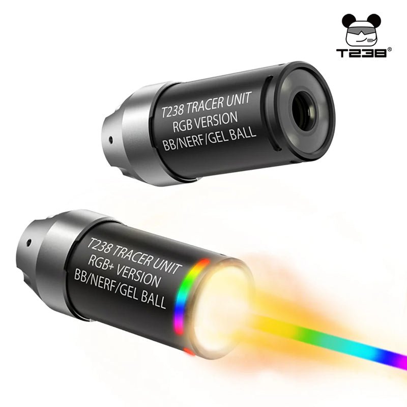 T238 Spitfire Tracer Unit RGB+ Version für Nerf Darts/Gel Ball Blaster/Airsoft tracer module Schwarz