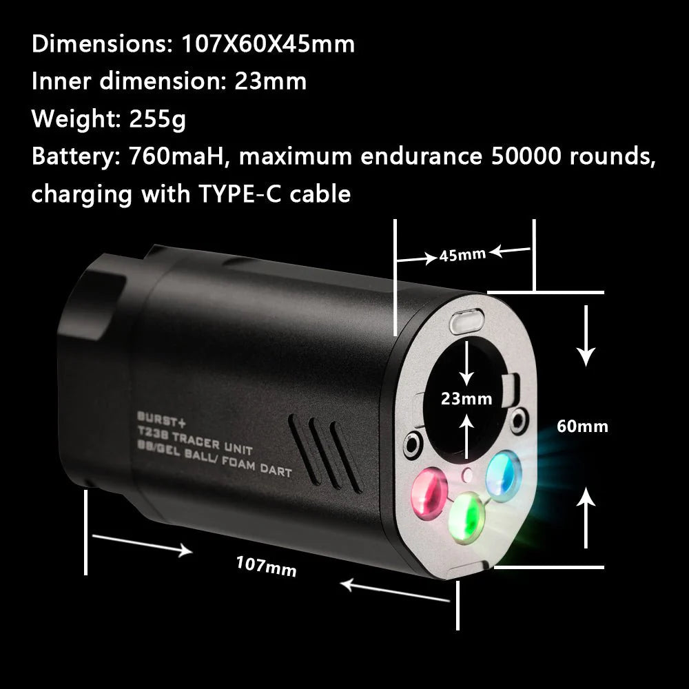T238 Rainbow burst tracer module