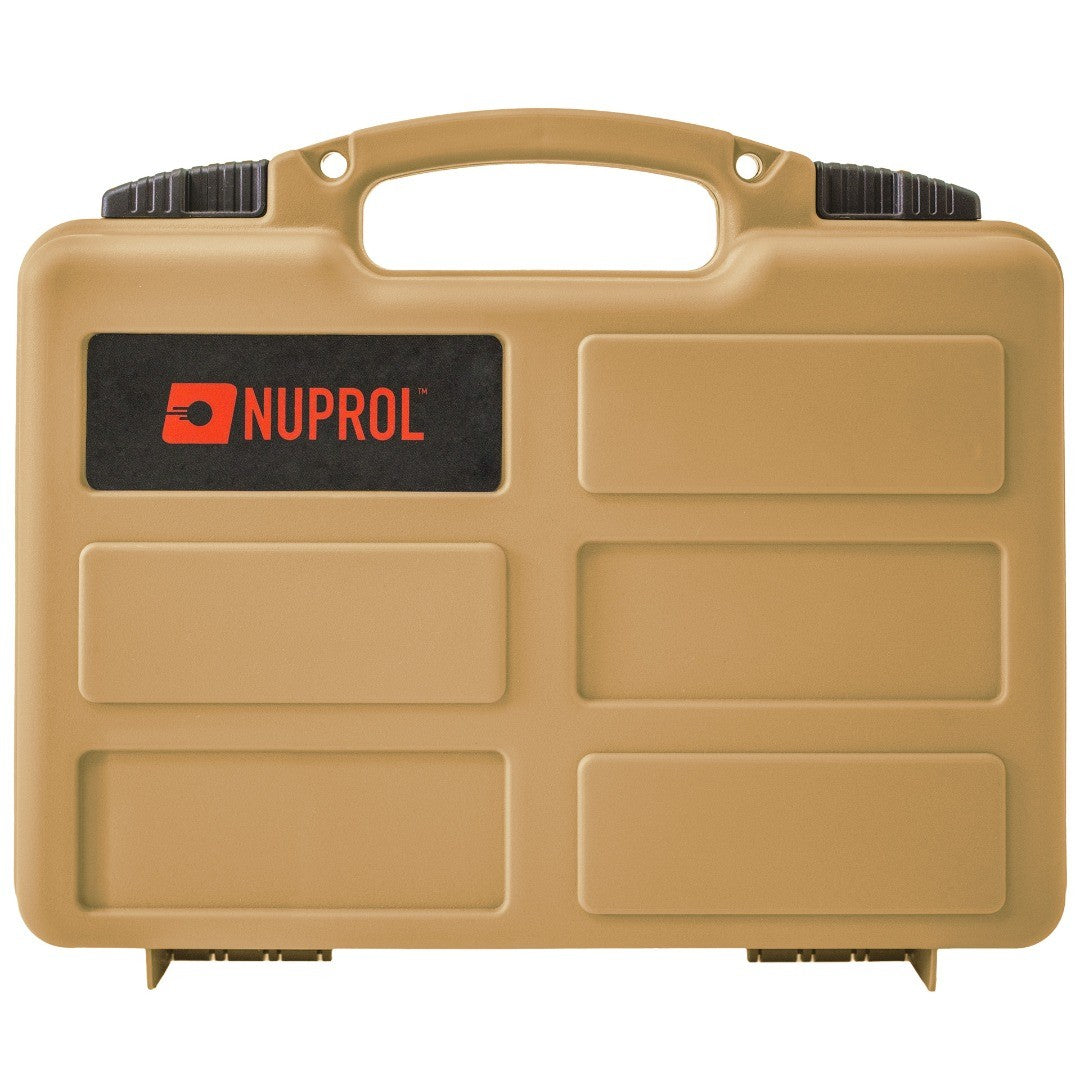 Nuprol Pistol Hard case - Tan Wave Foam