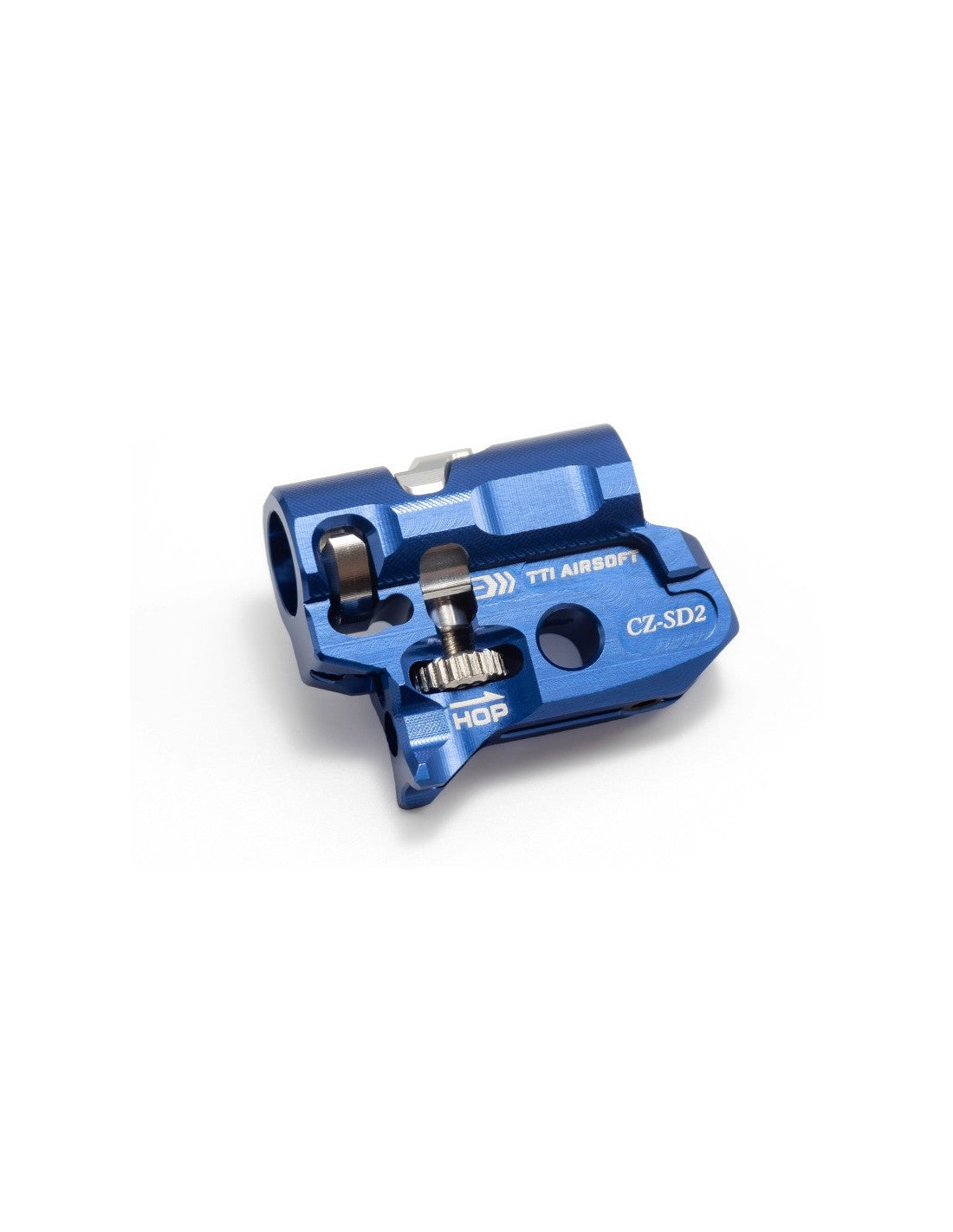 TTI Infinity CNC TDC Hop-Up Chamber – KJW Shadow 2 / CZ75 (Blue)