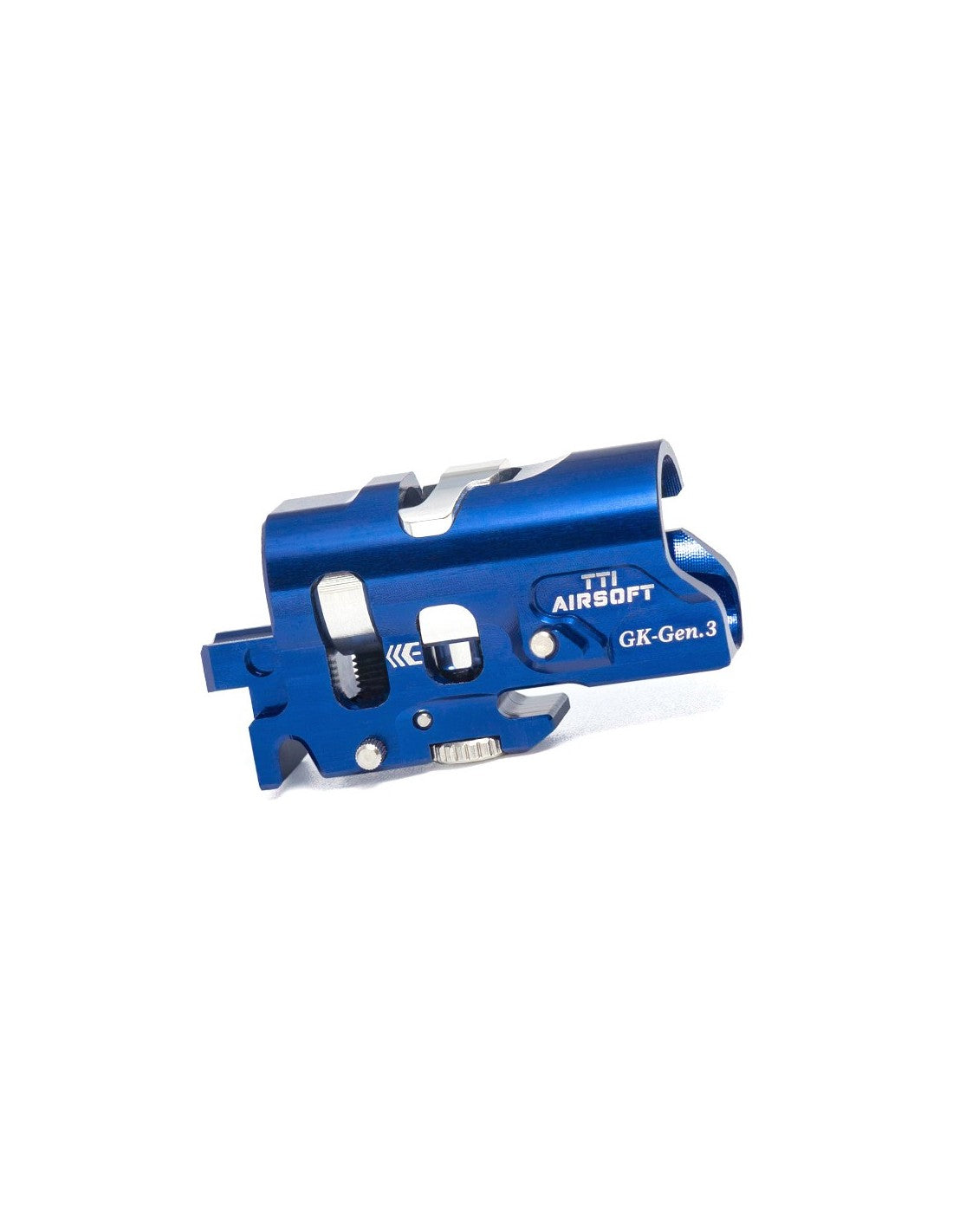 TTI Infinity CNC TDC Hop-Up Chamber – Tokyo Marui G-Series Gen3 (Blue)