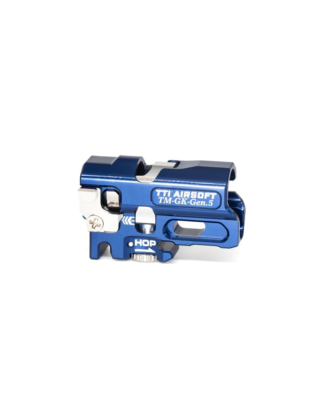 TTI Infinity CNC TDC Hop-Up Chamber – TM Spec G17 Gen5 / G19 (Blue)