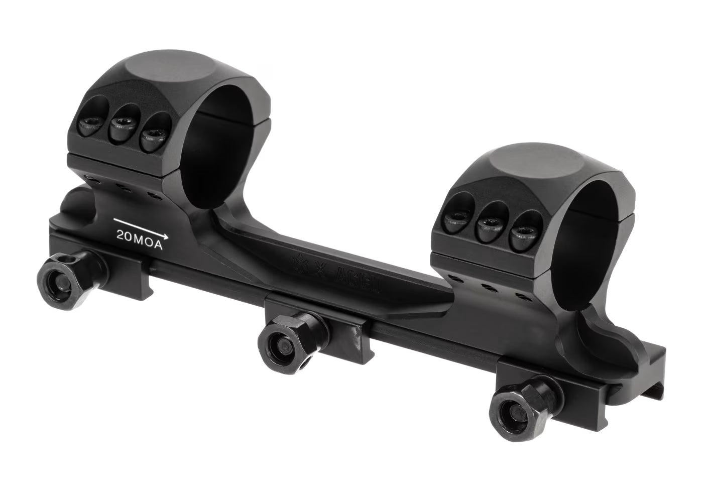 Vector Optics 30mm X-Accu One Piece 20 MOA Med Picatinny Mount