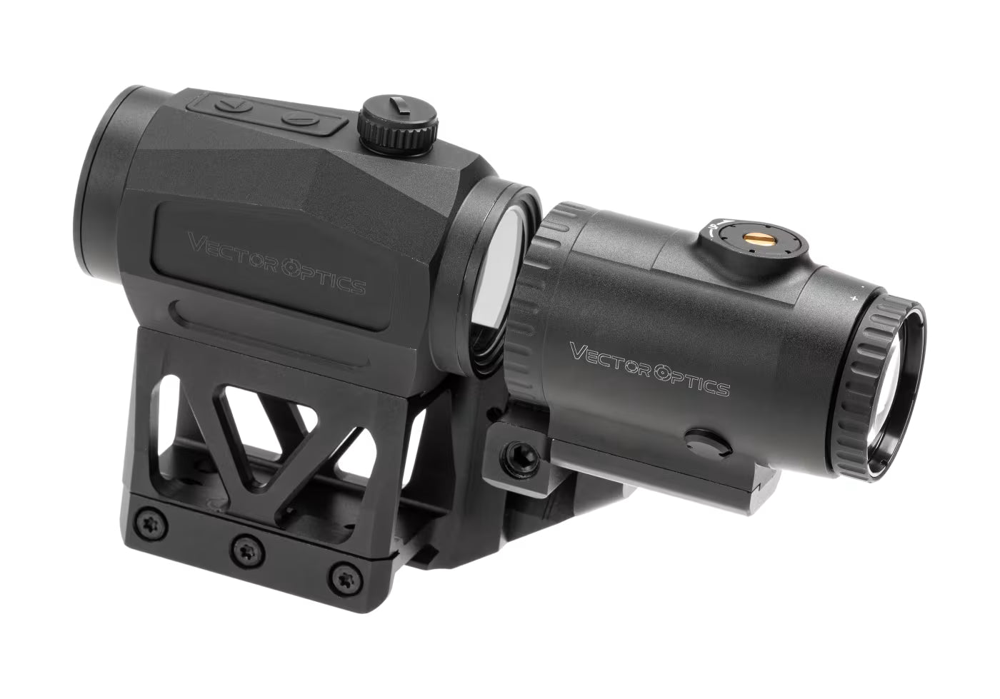 Vector Optics Scrapper 1x25 RDS with Paragon 3x Magnifier and One Piece Mount