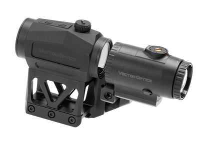 Vector Optics Scrapper 1x25 RDS with Paragon 3x Magnifier and One Piece Mount