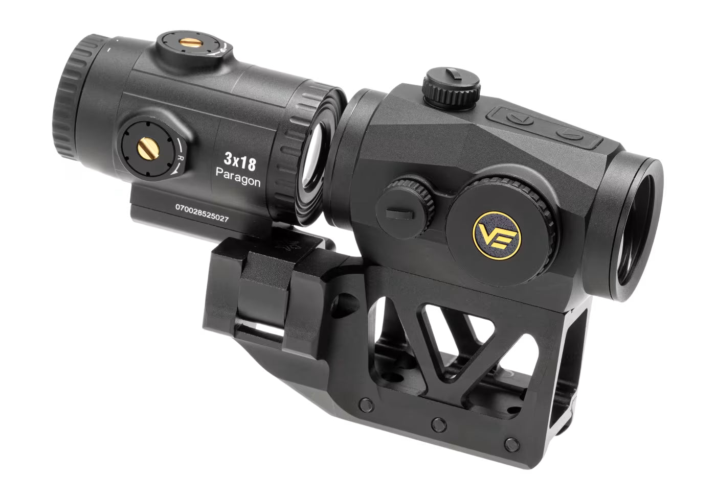 Vector Optics Scrapper 1x25 RDS with Paragon 3x Magnifier and One Piece Mount