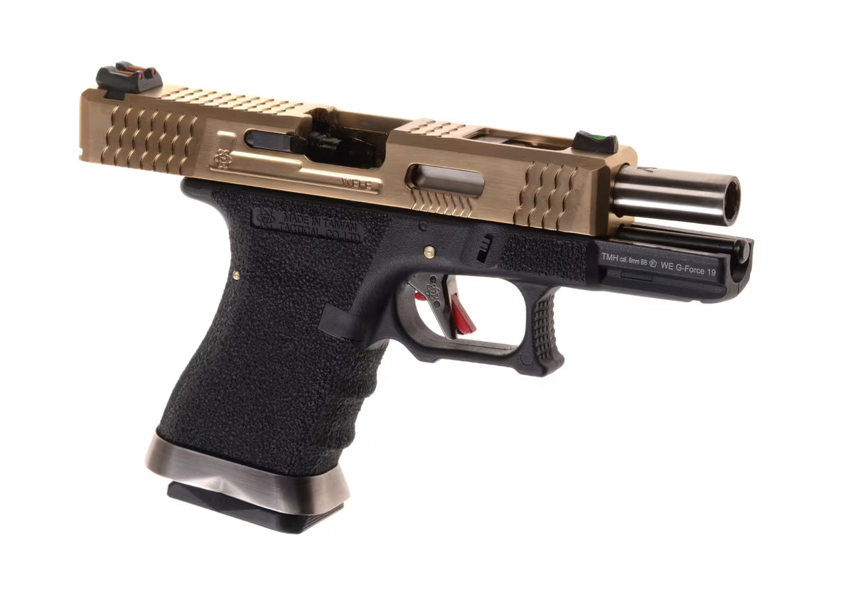 WE G-Force 19 Metal Version GBB Airsoft-Pistole – Schwarz