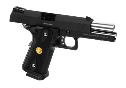 WE Hi-Capa 4.3 OPS Full Metal GBB Airsoft-Pistole – Schwarz