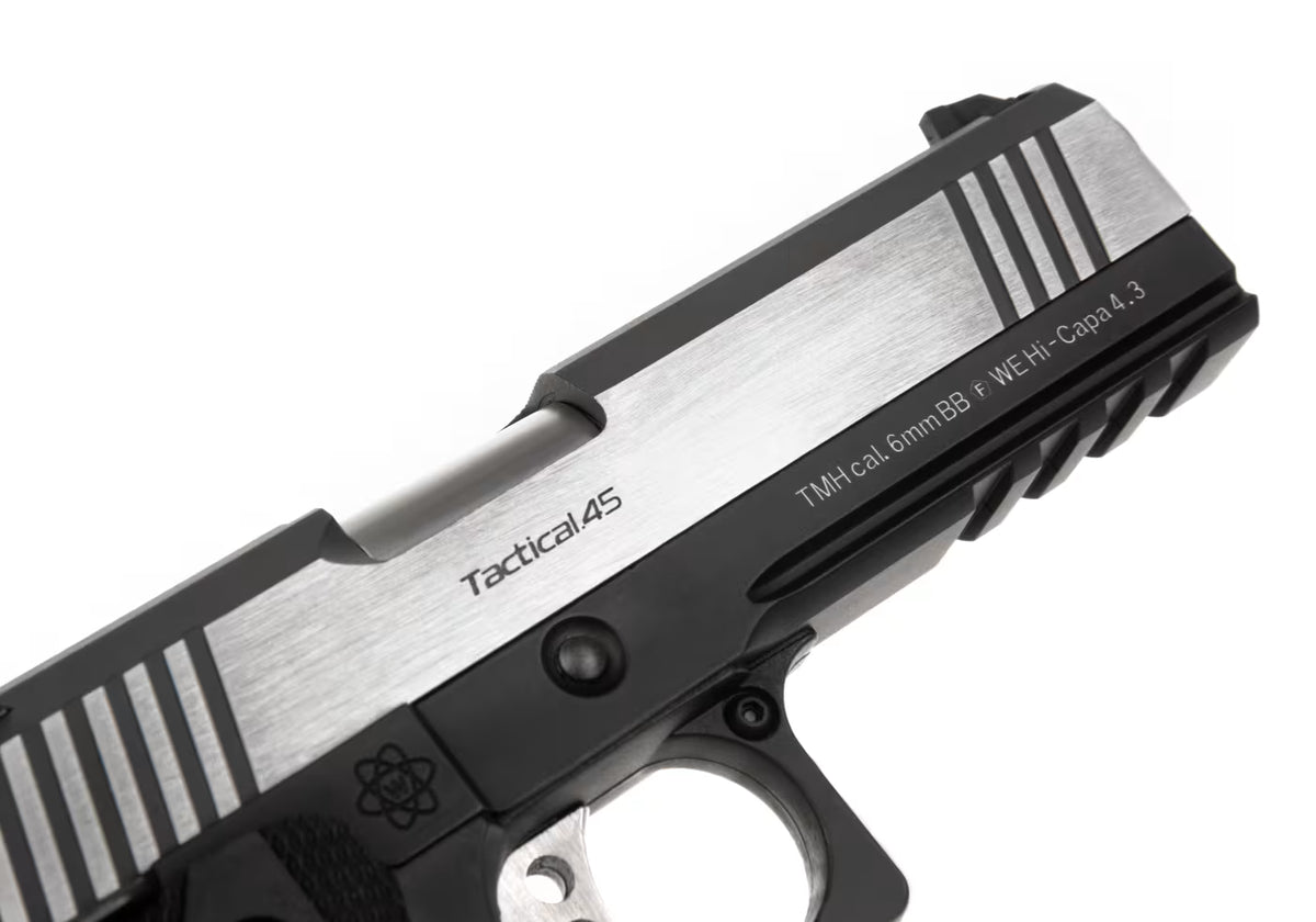 WE Hi-Capa 4.3 OPS Full Metal GBB Airsoft-Pistole – Schwarz