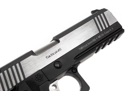 WE Hi-Capa 4.3 OPS Full Metal GBB Airsoft-Pistole – Schwarz