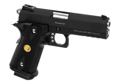 WE Hi-Capa 4.3 OPS Full Metal GBB Airsoft-Pistole – Schwarz