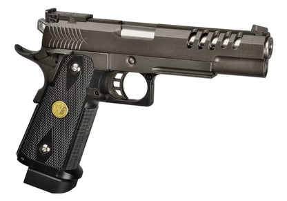 WE Hi-Capa 5.1 K Full Metal GBB Airsoft-Pistole – Schwarz
