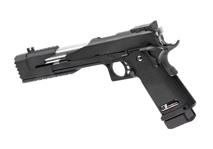 WE Hi-Capa 7.0 Full Metal GBB Airsoft-Pistole – Schwarz
