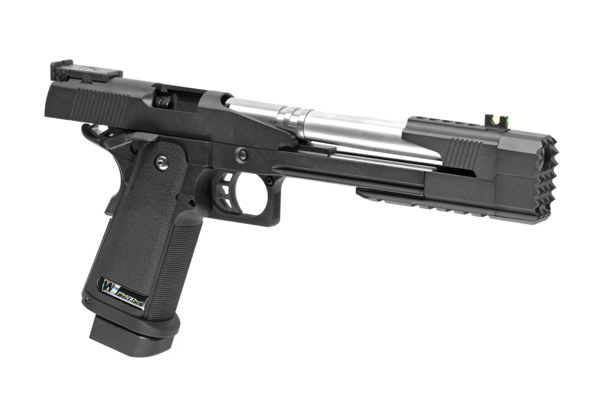 WE Hi-Capa 7.0 Full Metal GBB Airsoft-Pistole – Schwarz