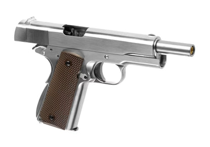 WE M1911 Full Metal V3 GBB Airsoft-Pistole – Silber