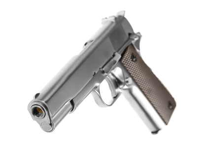 WE M1911 Full Metal V3 GBB Airsoft-Pistole – Silber