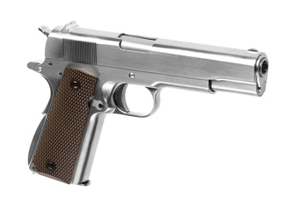WE M1911 Full Metal V3 GBB Airsoft-Pistole – Silber
