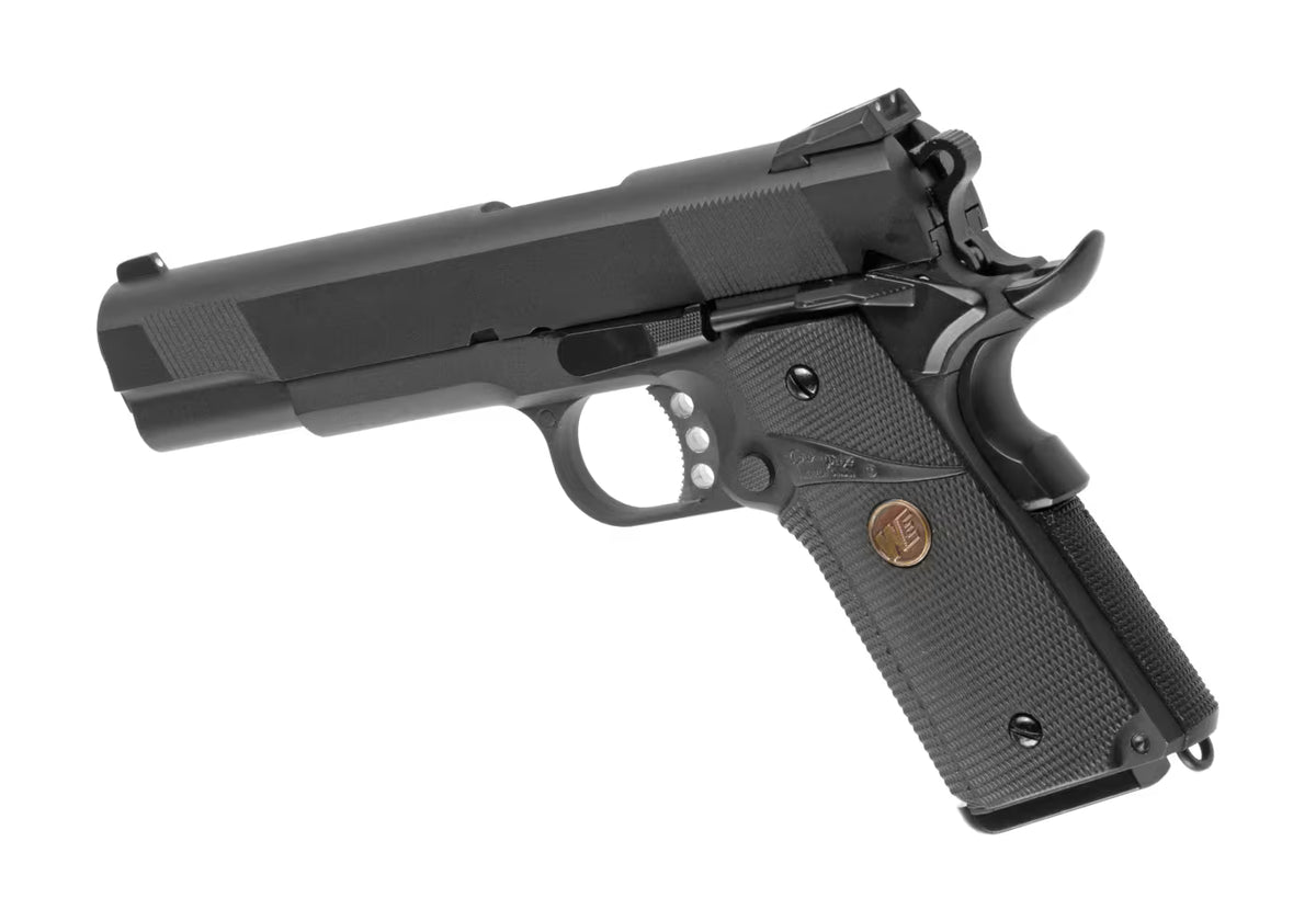 WE M1911 MEU Full Metal GBB Airsoft-Pistole – Schwarz