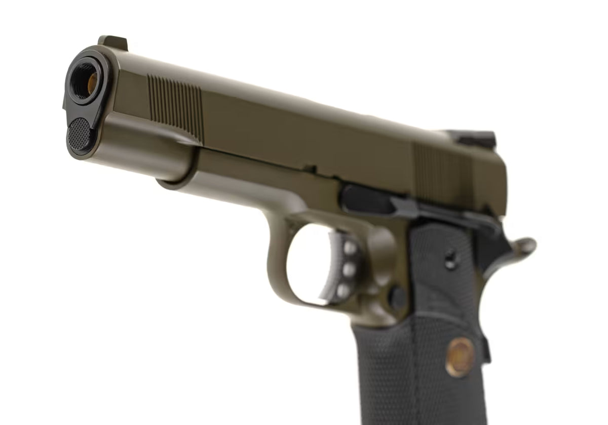 WE M1911 MEU Full Metal GBB Airsoft-Pistole – OD Green