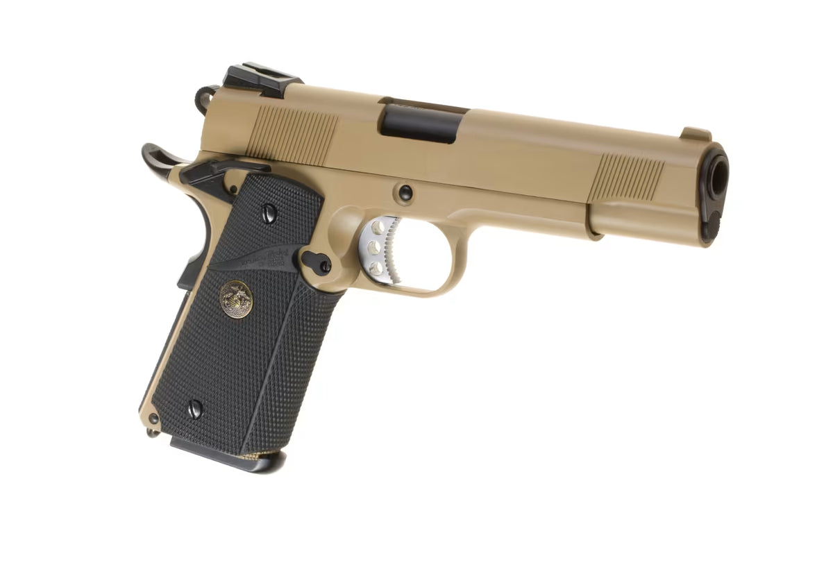 WE M1911 MEU Full Metal GBB Airsoft-Pistole – Tan / Desert