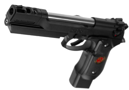 WE M92 Biohazard Extended Full Metal GBB Airsoft-Pistole – Schwarz