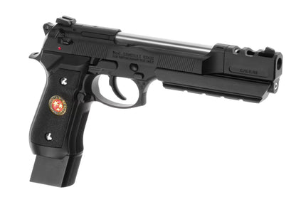 WE M92 Biohazard Extended Full Metal GBB Airsoft-Pistole – Schwarz