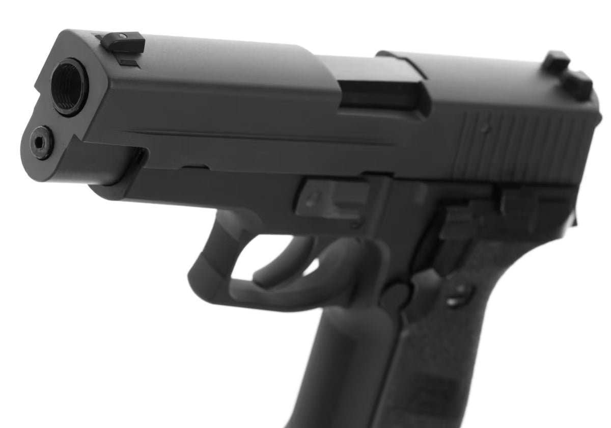 WE P226 Full Metal GBB Airsoft-Pistole – Schwarz