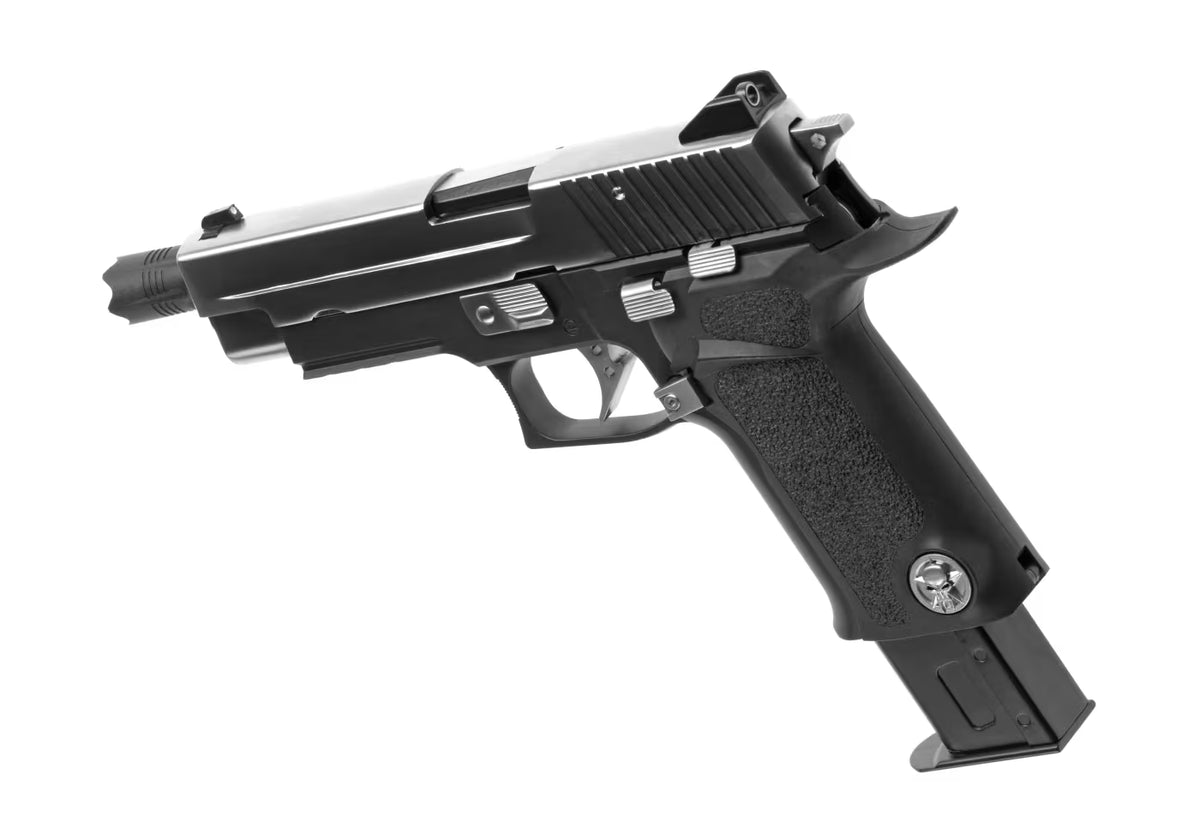WE P226 Virus Full Metal GBB Airsoft-Pistole – Schwarz