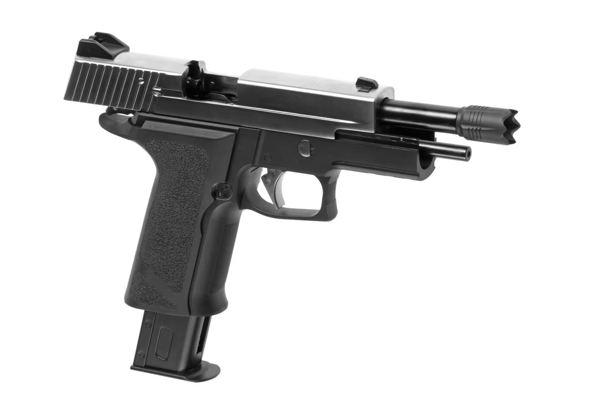 WE P226 Virus Full Metal GBB Airsoft-Pistole – Schwarz