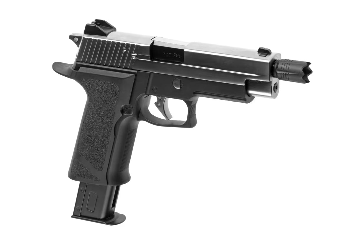 WE P226 Virus Full Metal GBB Airsoft-Pistole – Schwarz