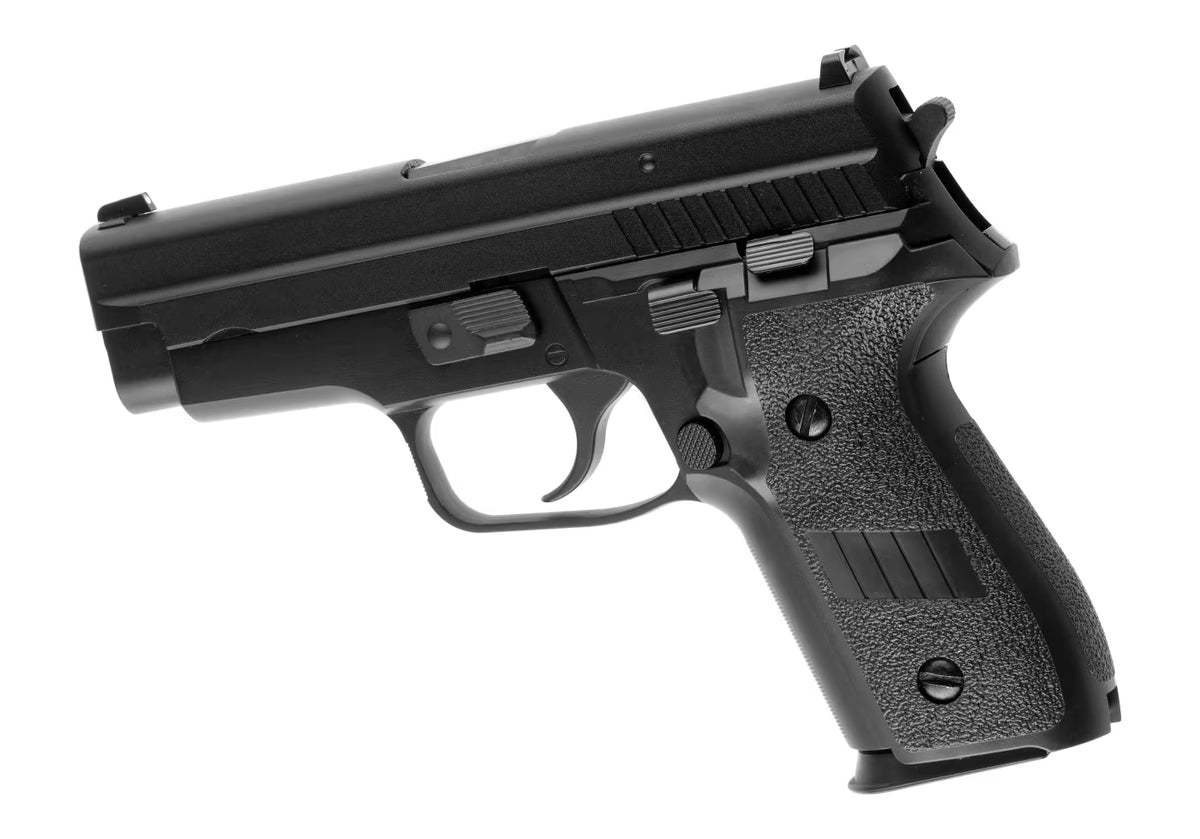 WE P229 Full Metal GBB Airsoft-Pistole – Schwarz
