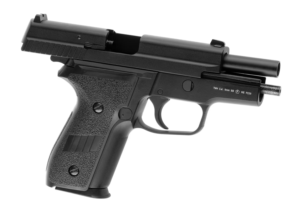 WE P229 Full Metal GBB Airsoft-Pistole – Schwarz