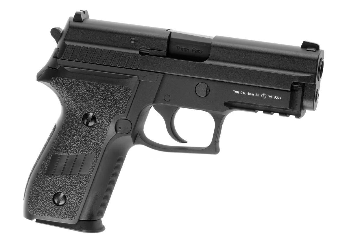 WE P229R Full Metal GBB Airsoft-Pistole – Schwarz