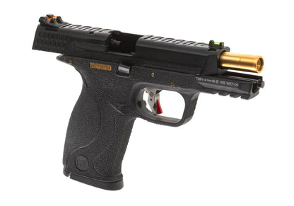 WE WET-05 BK Gold Barrel Metal Version GBB Airsoft-Pistole