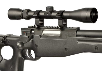 Well AW .338 (MB08) Upgraded Springer Scharfschützengewehr Set – Schwarz
