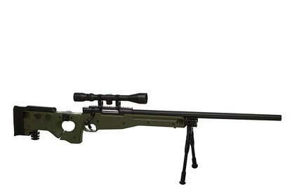 Well AW .338 (MB08) Upgraded Springer Scharfschützengewehr Set – OD (Olive Drab)