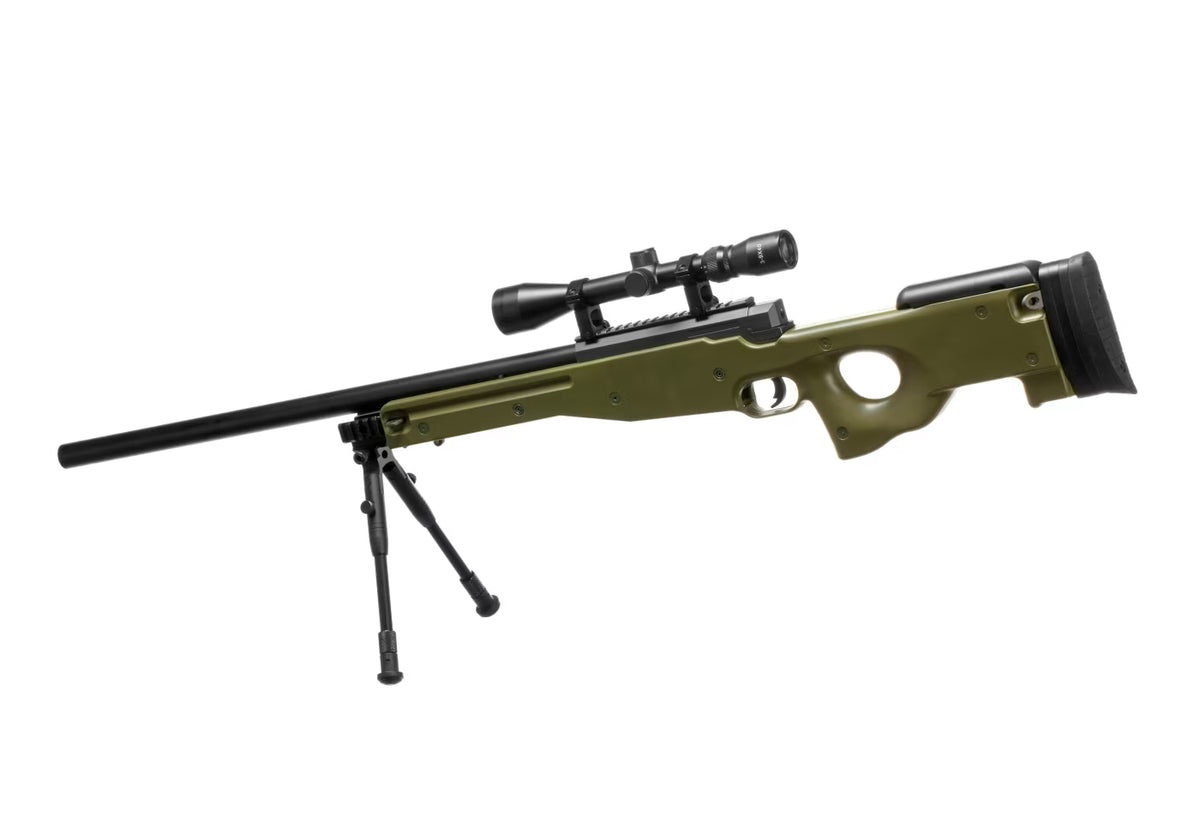 Well L96 (MB01) Upgraded Sniper Rifle Set – OD (Olive Drab)