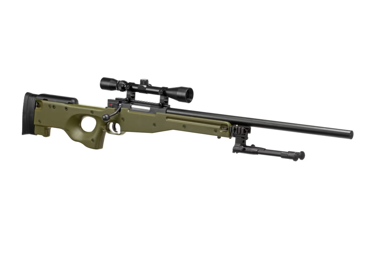 Well L96 (MB01) Upgraded Sniper Rifle Set – OD (Olive Drab)