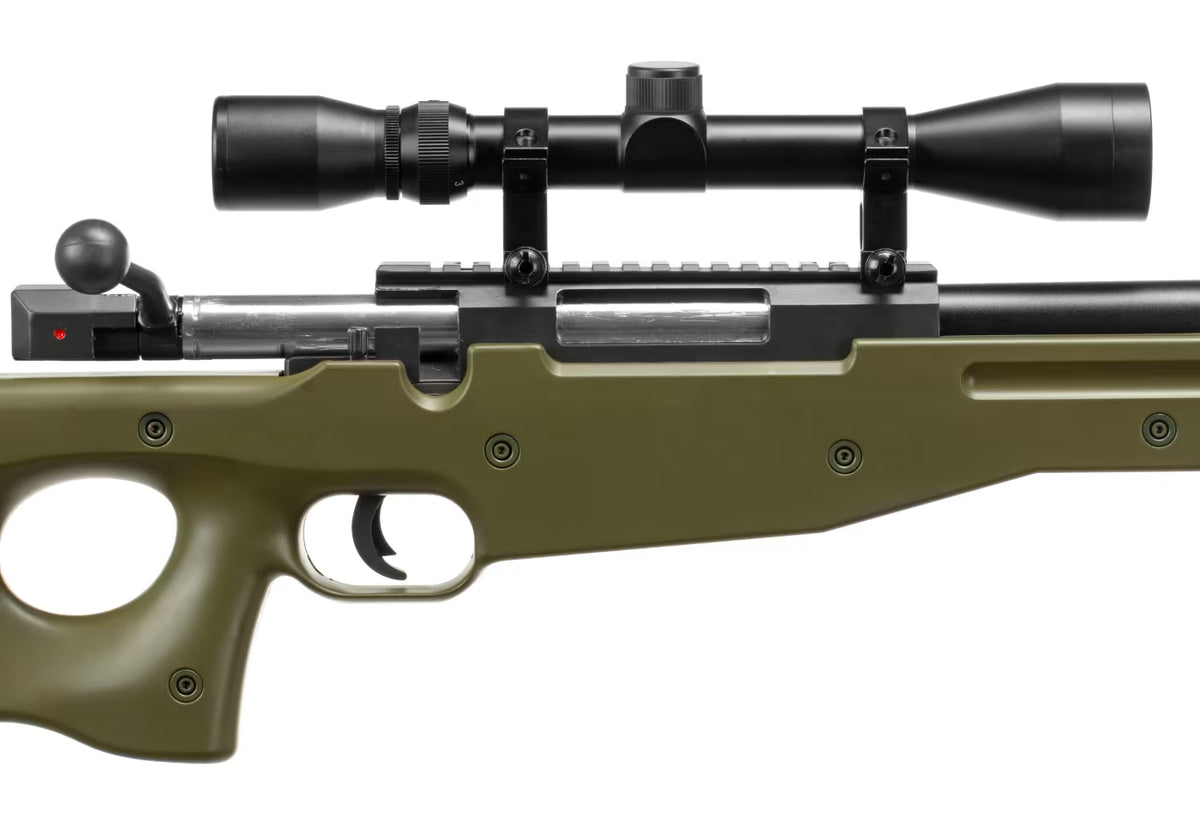 Well L96 (MB01) Upgraded Sniper Rifle Set – OD (Olive Drab)