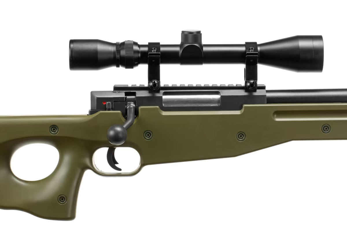 Well L96 (MB01) Upgraded Sniper Rifle Set – OD (Olive Drab)