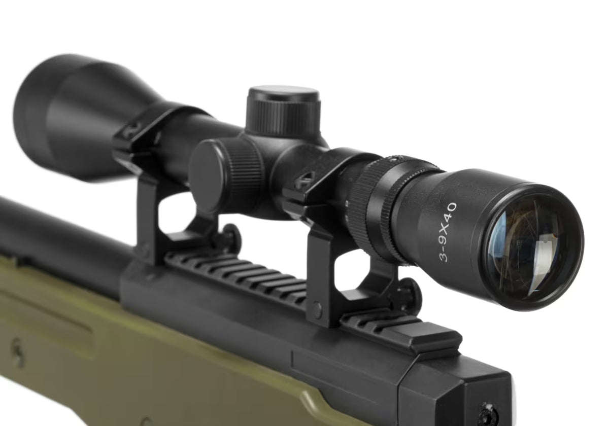 Well L96 (MB01) Upgraded Sniper Rifle Set – OD (Olive Drab)