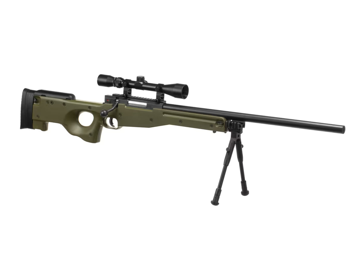 Well L96 (MB01) Upgraded Sniper Rifle Set – OD (Olive Drab)